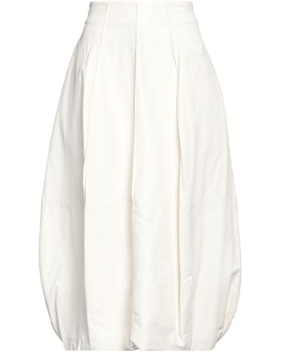 Gentry Portofino Midi Skirt - White