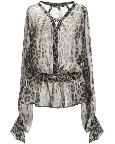 Roberto Cavalli Top - Mehrfarbig