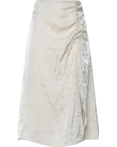 MSGM Midi Skirt - White