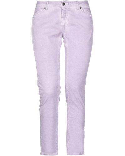 Twin Set Denim Cropped - Purple