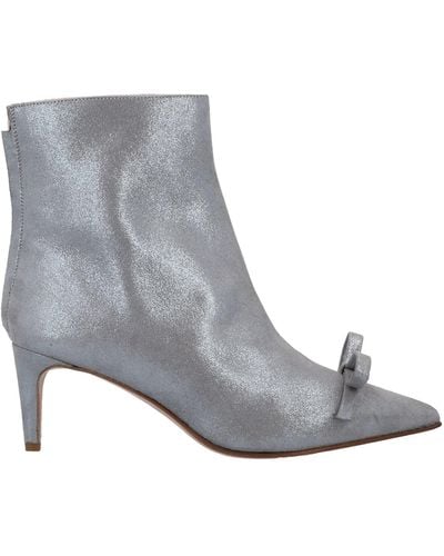 Red(V) Ankle Boots - Grey