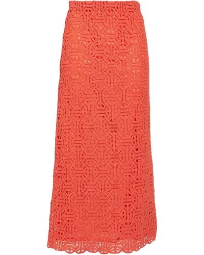 MAX&Co. Maxi Skirt - Red