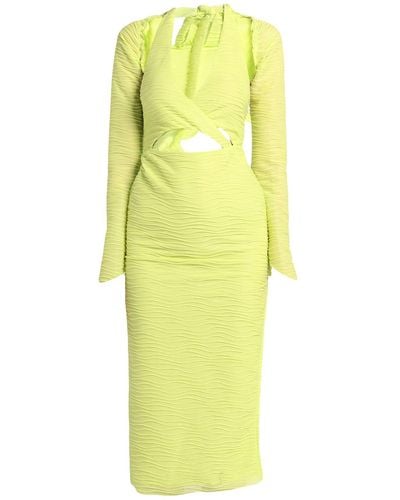 NA-KD Midi Dress - Yellow