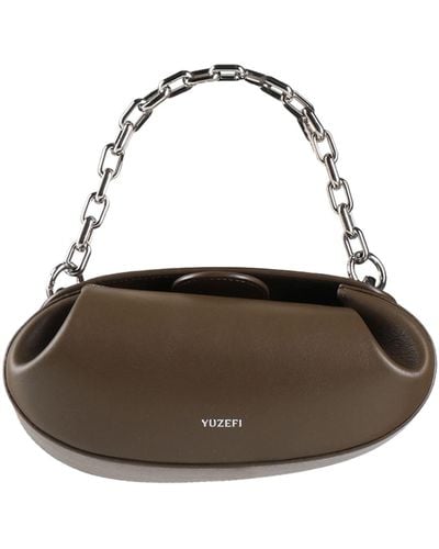 Yuzefi Dark Handbag Leather - Brown