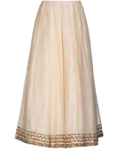 Manish Arora Long Skirt - Natural