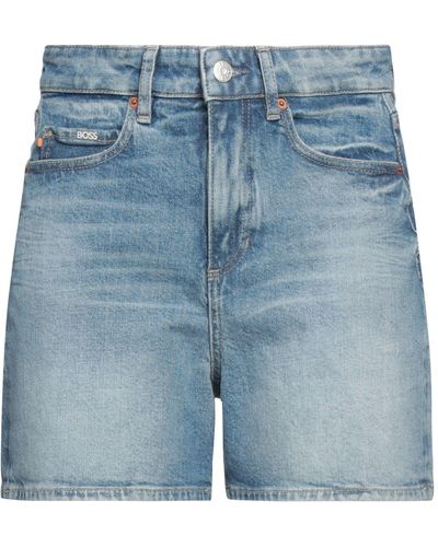BOSS Shorts Jeans - Blu