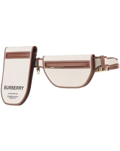 Burberry Sonny Bum Bag Keychain in Natural