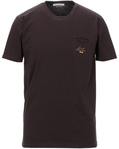 Grey Daniele Alessandrini T-shirt - Black