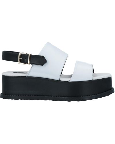 Tosca Blu Sandals Soft Leather - White