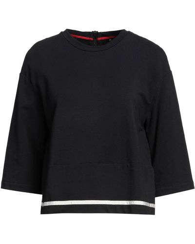 Manila Grace Sweatshirt Cotton, Elastane - Black