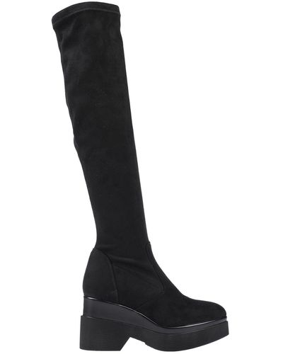 Lorenzo Mari Knee Boots - Black