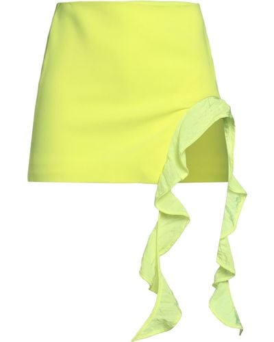 David Koma Mini Skirt - Yellow