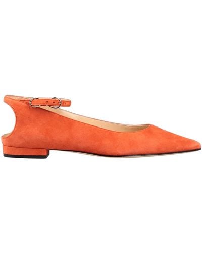 Giannico Ballet Flats - Red