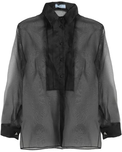 Prada Shirt Silk - Black