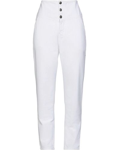 Jijil Pantaloni Jeans - Bianco
