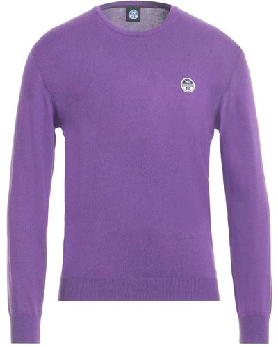 North Sails Sweater Cotton - Purple