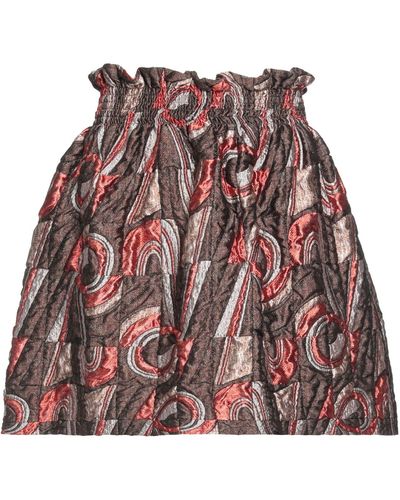 Rochas Mini Skirt - Red