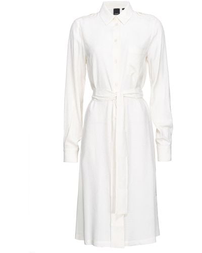 Pinko Midi-Kleid - Weiß