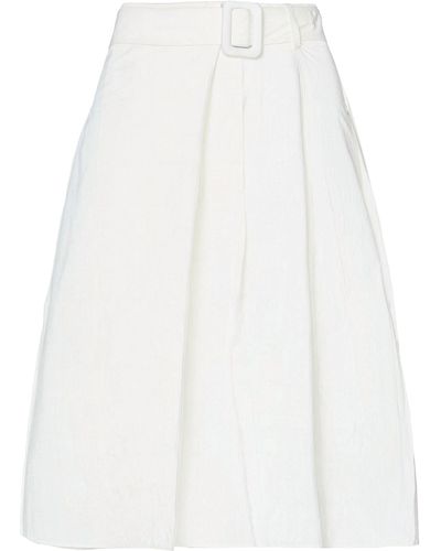 Loro Piana Midi Skirt - White