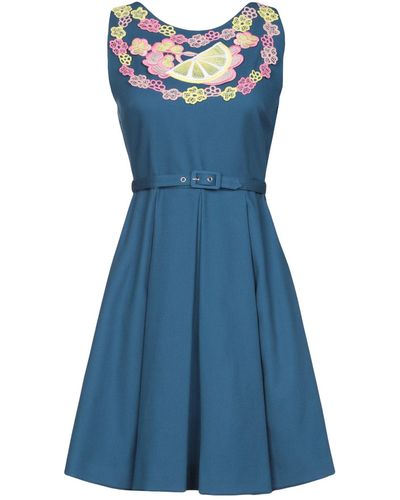 Boutique Moschino Short Dress - Blue