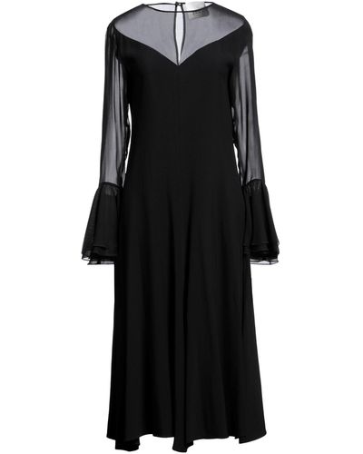 Erika Cavallini Semi Couture Midi Dress - Black