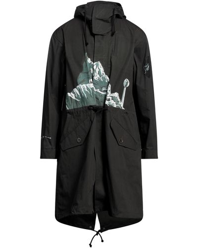 Undercover Overcoat & Trench Coat - Black