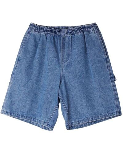 Obey Shorts & Bermudashorts - Blau
