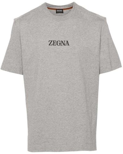 Zegna Camiseta - Gris