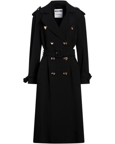 Moschino Overcoat & Trench Coat - Black