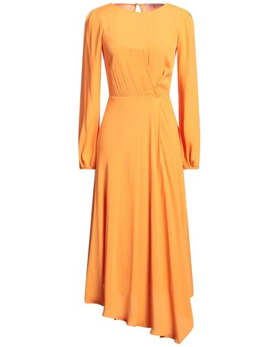 Patrizia Pepe Midi Dress - Orange