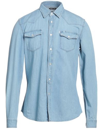 Hydrogen Denim Shirt - Blue