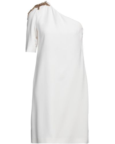 Clips Mini Dress - White