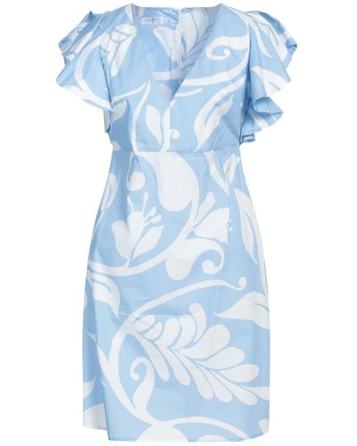 Barba Napoli Mini Dress - Blue