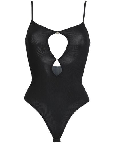 OW Collection Lingerie Bodysuit - Black