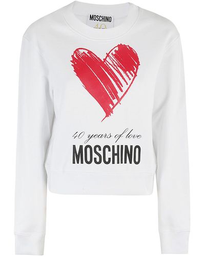 Moschino Sudadera - Blanco