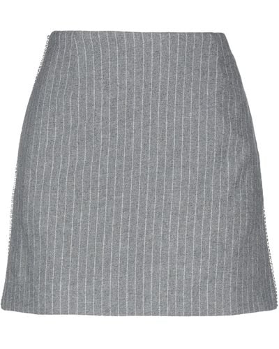 Manila Grace Mini Skirt - Grey