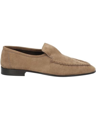 The Row Loafers Leather - Brown