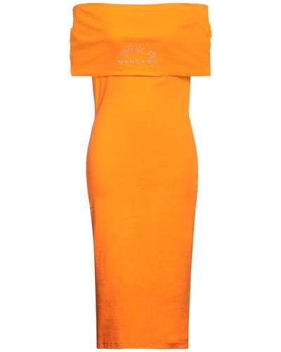 Mangano Vestido midi - Naranja