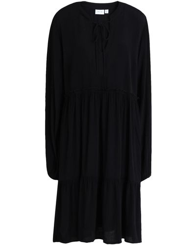 Vila Short Dress - Black