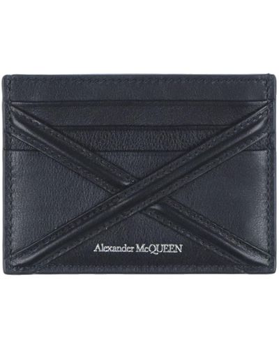 Alexander McQueen Portadocumenti - Blu