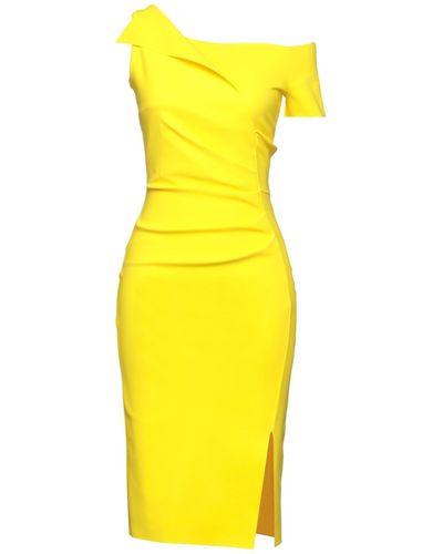 La Petite Robe Di Chiara Boni Midi Dress - Yellow