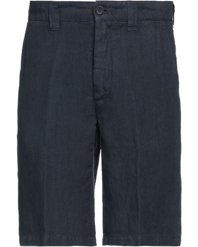 120% Lino Shorts E Bermuda - Blu