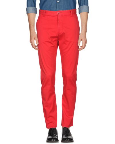 Armani Jeans Pantalones - Rojo