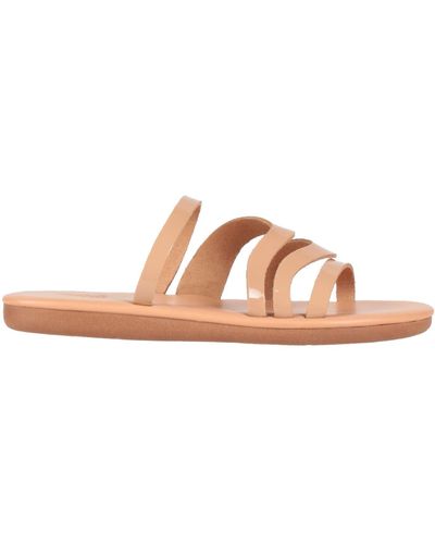 Ancient Greek Sandals Sandals Leather - Pink