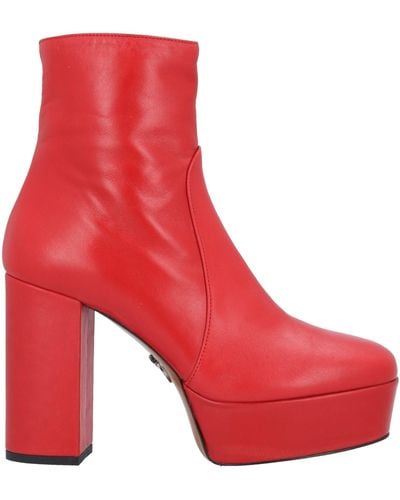 Pinko Ankle Boots - Red
