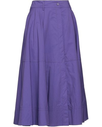 P.A.R.O.S.H. Midi Skirt - Purple