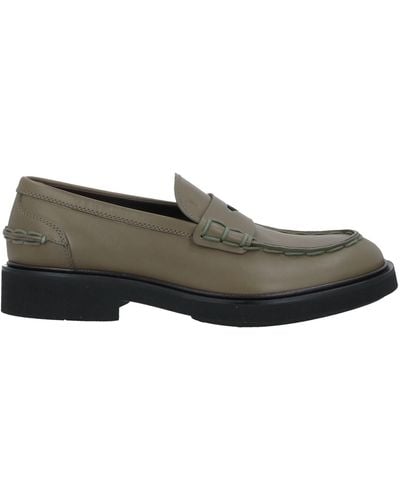 Tod's Military Loafers Calfskin - Grey