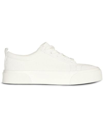 COS Chunky Canvas Trainers - White