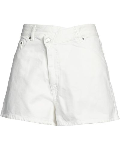 Grifoni Denim Shorts - White
