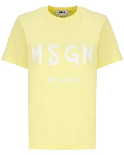 MSGM T-shirts - Gelb